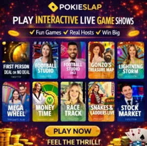 pokieslap live game show