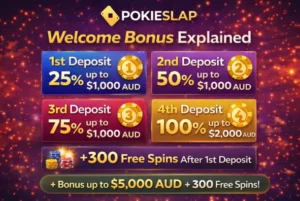 Pokieslap welcome bonus